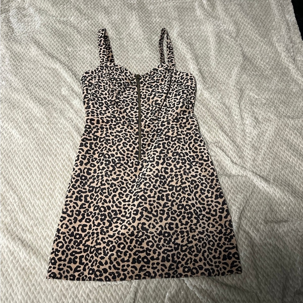Cheetah print dress
